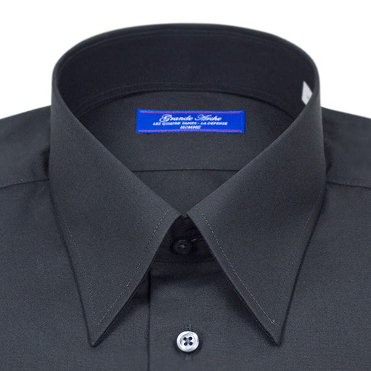形態安定加工 レギュラーカラー ブラックシャツ10P03Dec16[品番 ...