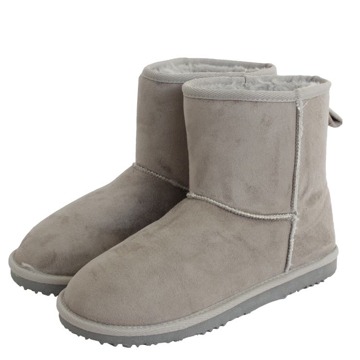 グレー | レディースショートムートンシューズ | STAR TRADING