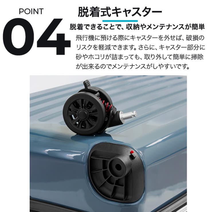 【next innovation】多機能ファスナーキャリーケースMSサイズ | STAR TRADING | 詳細画像5 