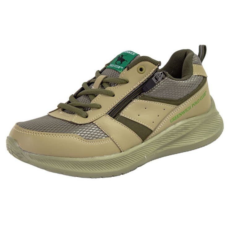 カーキ | 【GREENWICHPOLOCLUB】サイドファスナーシューズ | STAR TRADING