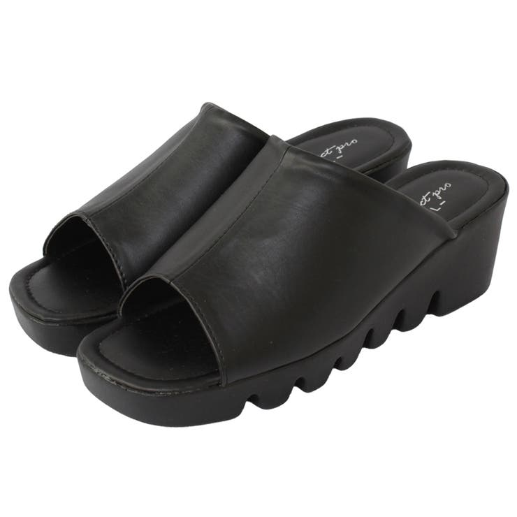 ブラック | 【IMPACT PRO】婦人サンダル | STAR TRADING