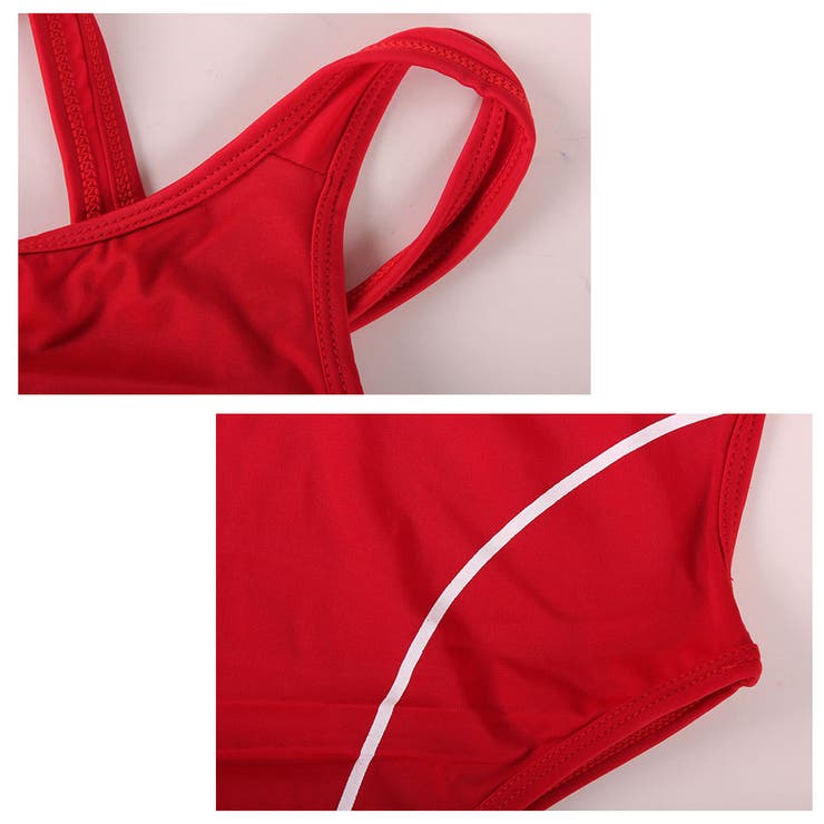 【A&T Collection】【薄々競泳水着(ホットレッド)】サイズM 大人用 | StarFire | 詳細画像6 