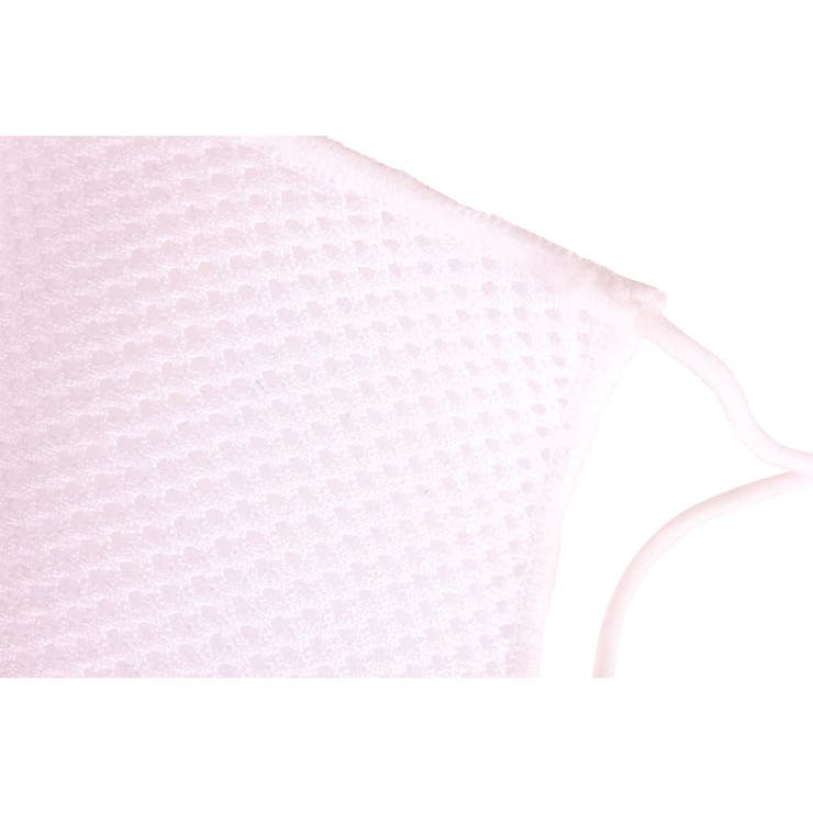 日本製 薔薇刺繍メッシュマスク ホワイト | StarFire | 詳細画像5 