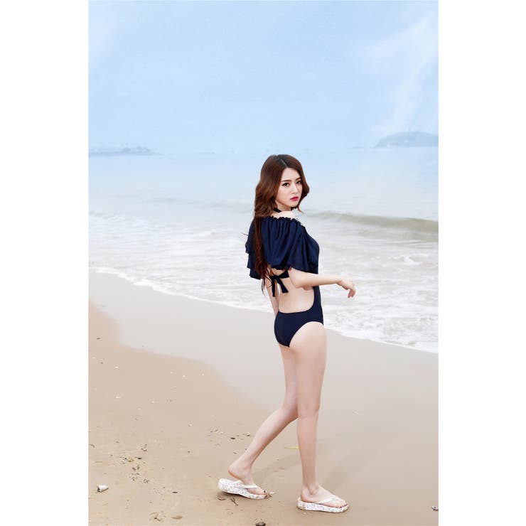 【品のいい甘さのワンピース ネイビー】 2018 | StarFire | 詳細画像5 