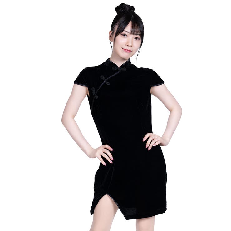 【Be With】黒の衝撃ベルベットチャイナ Mサイズ | StarFire | 詳細画像7 