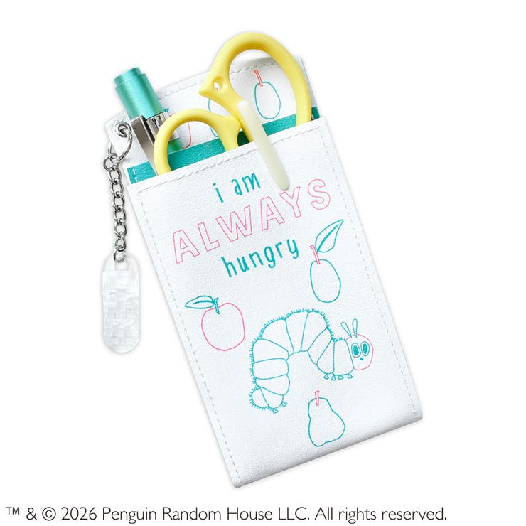 エリックカール はらぺこあおむし 胸ポケット用ペンケース エメラルドグリーン | KIT-HIT-SURU | 詳細画像3 