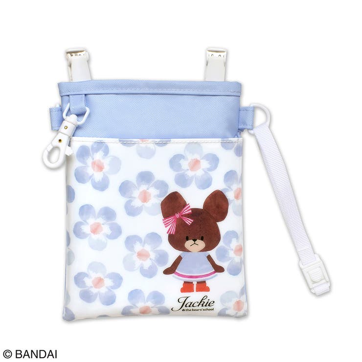 くまのがっこう 3WAYソフトペンポーチ Flower Works ブルー | KIT-HIT-SURU | 詳細画像2 