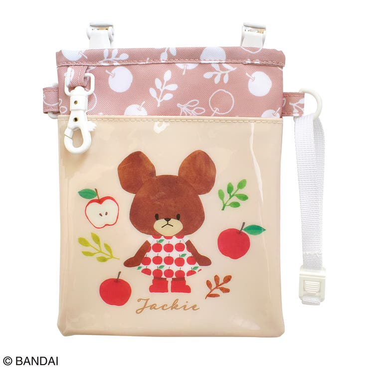 くまのがっこう 3WAYソフトペンポーチ アップルガール ベージュ/ピンク | KIT-HIT-SURU | 詳細画像2 