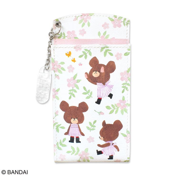 くまのがっこう 胸ポケット用ペンケース プティ・フルール ピンク | KIT-HIT-SURU | 詳細画像1 