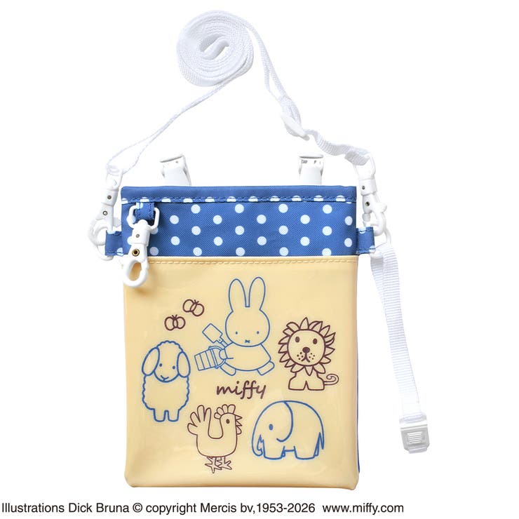 ミッフィー 3WAYソフトペンポーチ ベージュ ブルー | KIT-HIT-SURU | 詳細画像1 