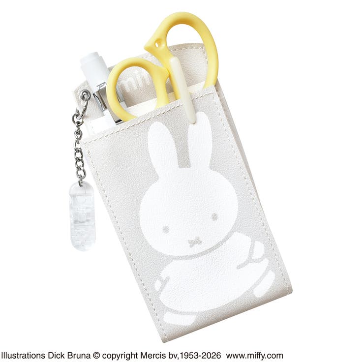 ミッフィー 胸ポケット用ペンケース グレー | KIT-HIT-SURU | 詳細画像3 