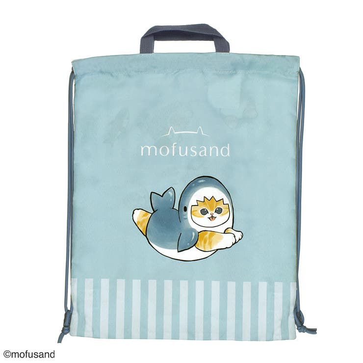 mofusand お散歩ナップサック サメにゃん ブルー | KIT-HIT-SURU | 詳細画像2 
