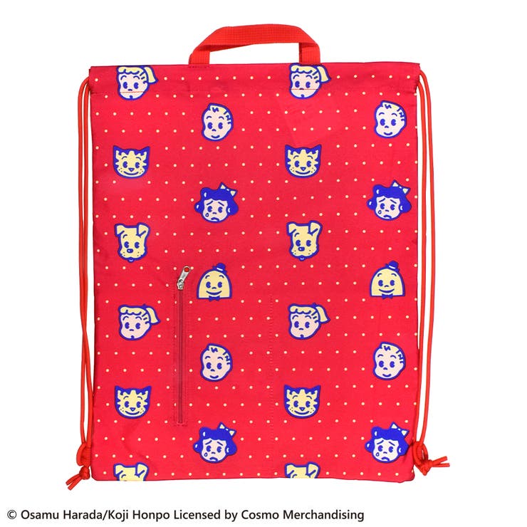OSAMU GOODS オサムグッズ お散歩ナップサック レッド | KIT-HIT-SURU | 詳細画像1 