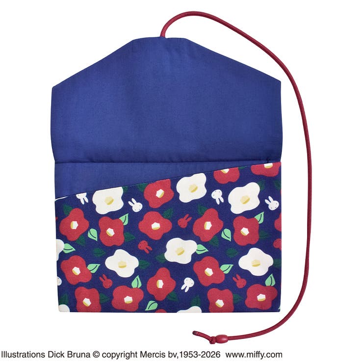 ミッフィー 御朱印帳ポーチ（ふくさ型） 椿 | KIT-HIT-SURU | 詳細画像3 