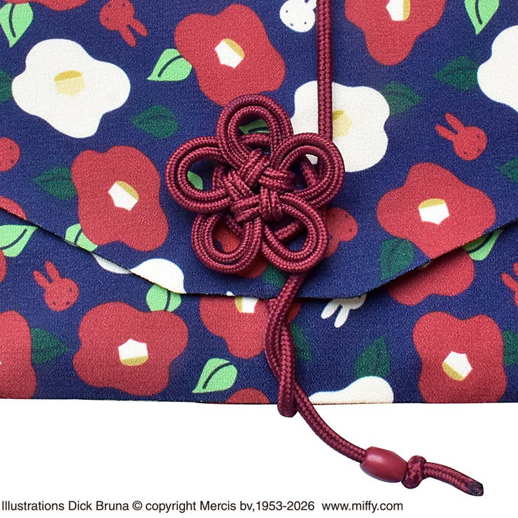 ミッフィー 御朱印帳ポーチ（ふくさ型） 椿 | KIT-HIT-SURU | 詳細画像4 