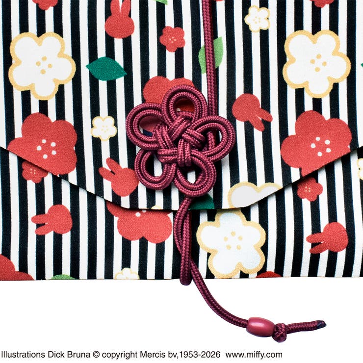 ミッフィー 御朱印帳ポーチ（ふくさ型） 縞梅 | KIT-HIT-SURU | 詳細画像4 