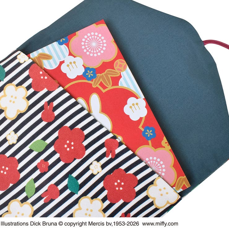 ミッフィー 御朱印帳ポーチ（ふくさ型） 縞梅 | KIT-HIT-SURU | 詳細画像5 