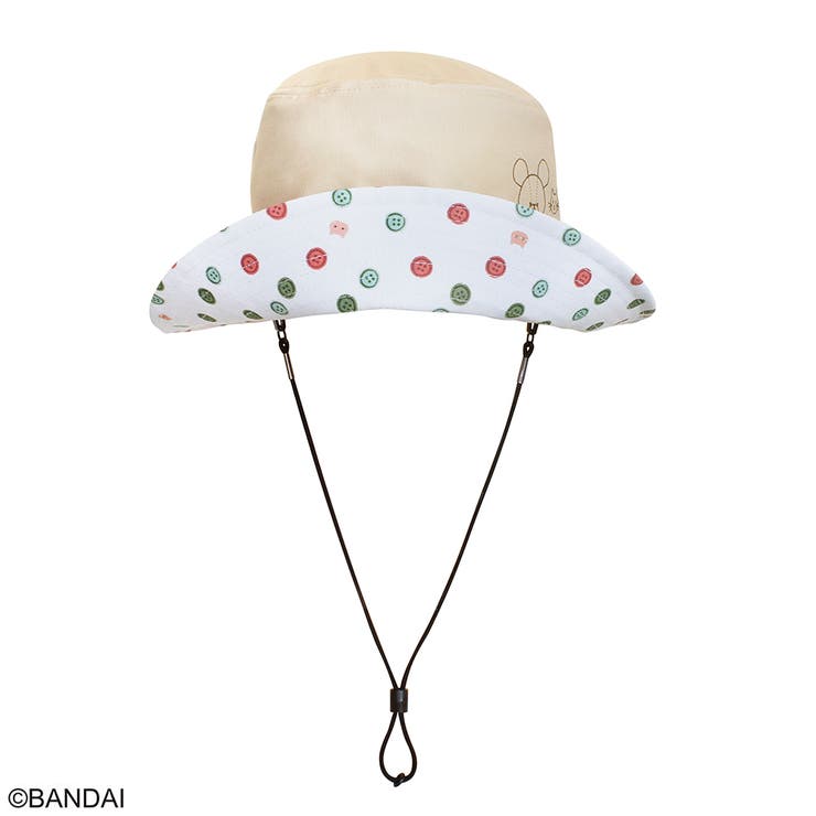 ムーミン バケットハット日除け付き くまのがっこう ジャッキーとねこ ベージュ | KIT-HIT-SURU | 詳細画像3 