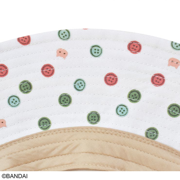 ムーミン バケットハット日除け付き くまのがっこう ジャッキーとねこ ベージュ | KIT-HIT-SURU | 詳細画像4 