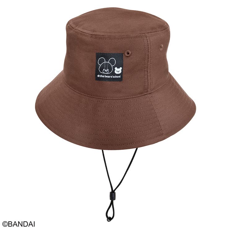 くまのがっこう バケットハット 日除け付き(ウォッシャブル) | KIT-HIT-SURU | 詳細画像2 