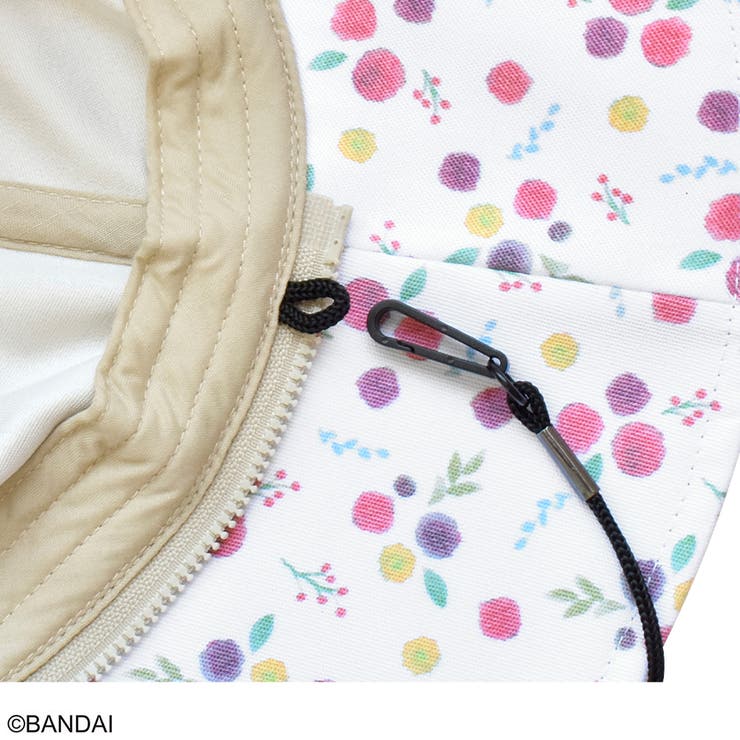 くまのがっこう つば広帽子 日除け付き(ウォッシャブル) | KIT-HIT-SURU | 詳細画像6 