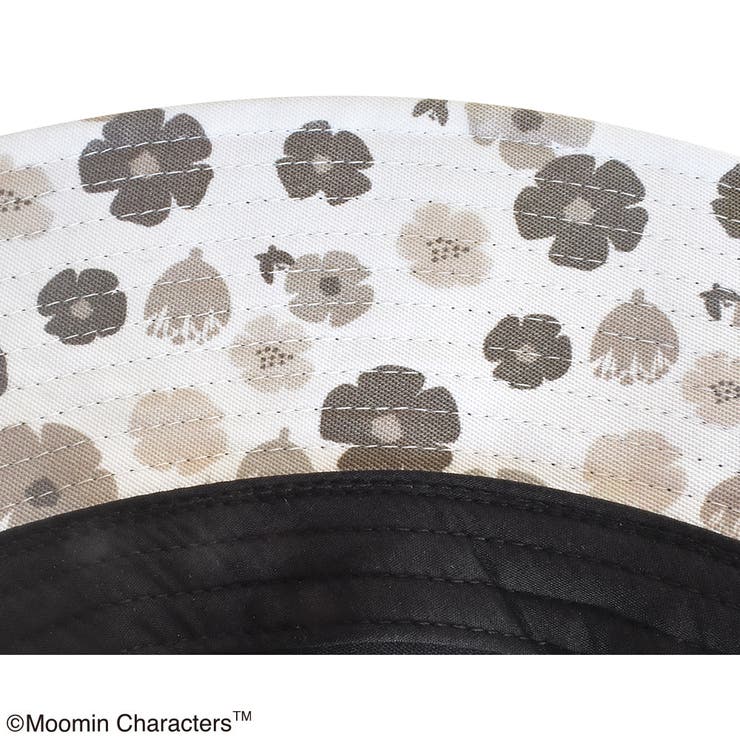 ムーミン バケットハット日除け付き リトルミイ LIVE ON ブラック | KIT-HIT-SURU | 詳細画像4 