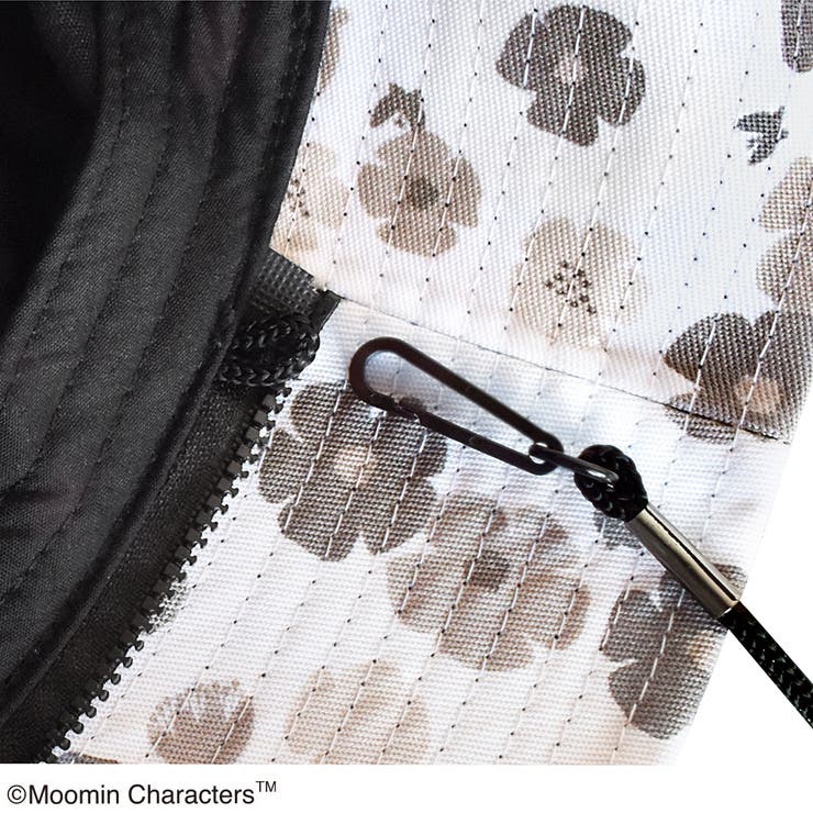 ムーミン バケットハット日除け付き リトルミイ LIVE ON ブラック | KIT-HIT-SURU | 詳細画像6 
