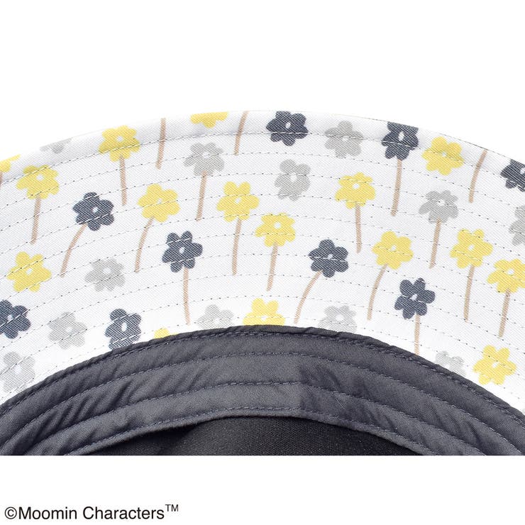 ムーミン バケットハット 日除け付き(ウォッシャブル) チャコールグレー | KIT-HIT-SURU | 詳細画像5 