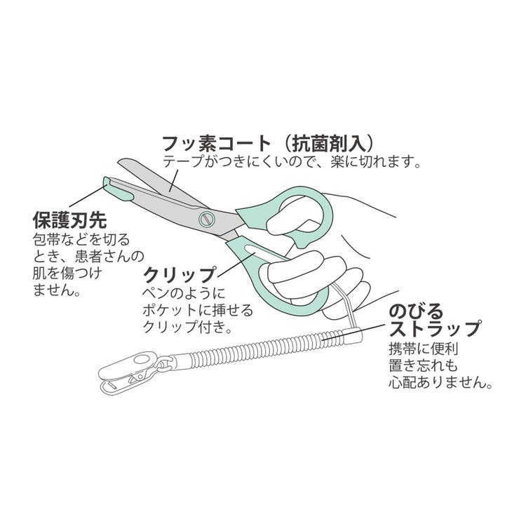 くまのがっこう医療用はさみジャッキーピンク | KIT-HIT-SURU | 詳細画像3 