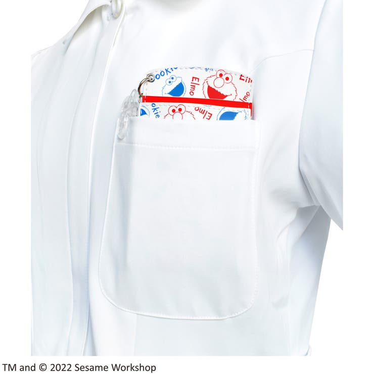 セサミストリート胸ポケット用ペンケースElmo&Cookieレッド＆ブルー | KIT-HIT-SURU | 詳細画像6 