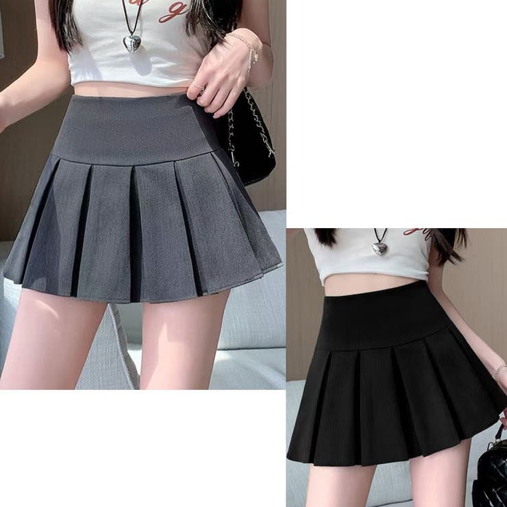 ボックスプリーツスカートパンツ プリーツスカート スカパン | STRIP CABARET  | 詳細画像1 