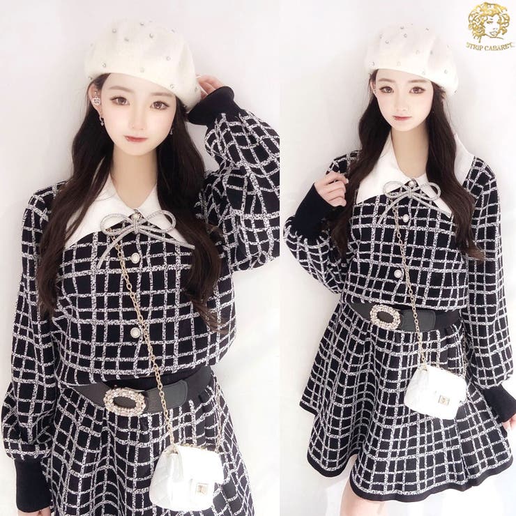 セットアップ ニットトップス スカート[品番：SPCW0002387]｜STRIP