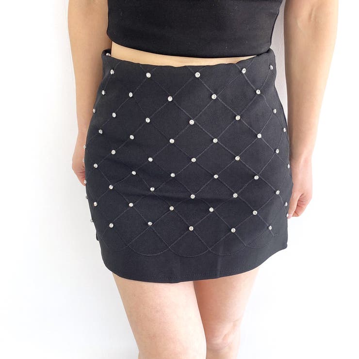 ビジュー付きタイトスカート パンツ スカパン | STRIP CABARET  | 詳細画像2 