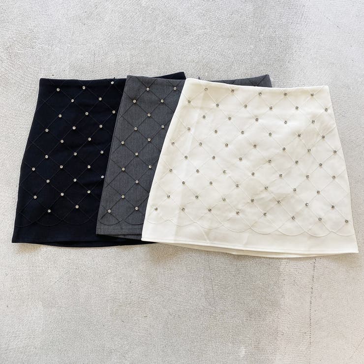 ビジュー付きタイトスカート パンツ スカパン | STRIP CABARET  | 詳細画像3 