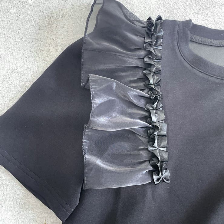 肩フリルワンピース Tシャツワンピース トップス | STRIP CABARET  | 詳細画像7 