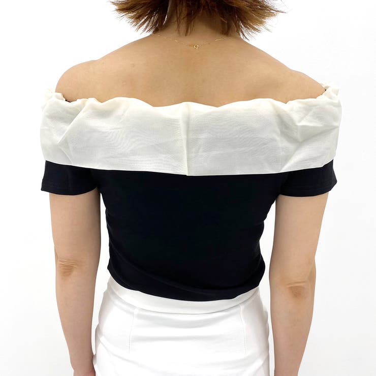 オフショルトップス リボントップス オフショル | STRIP CABARET  | 詳細画像7 