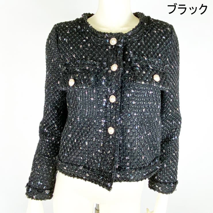 ノーカラージャケット ツイード アウター 品番 Spcw Strip Cabaret ストリップキャバレー のレディースファッション通販 Shoplist ショップリスト