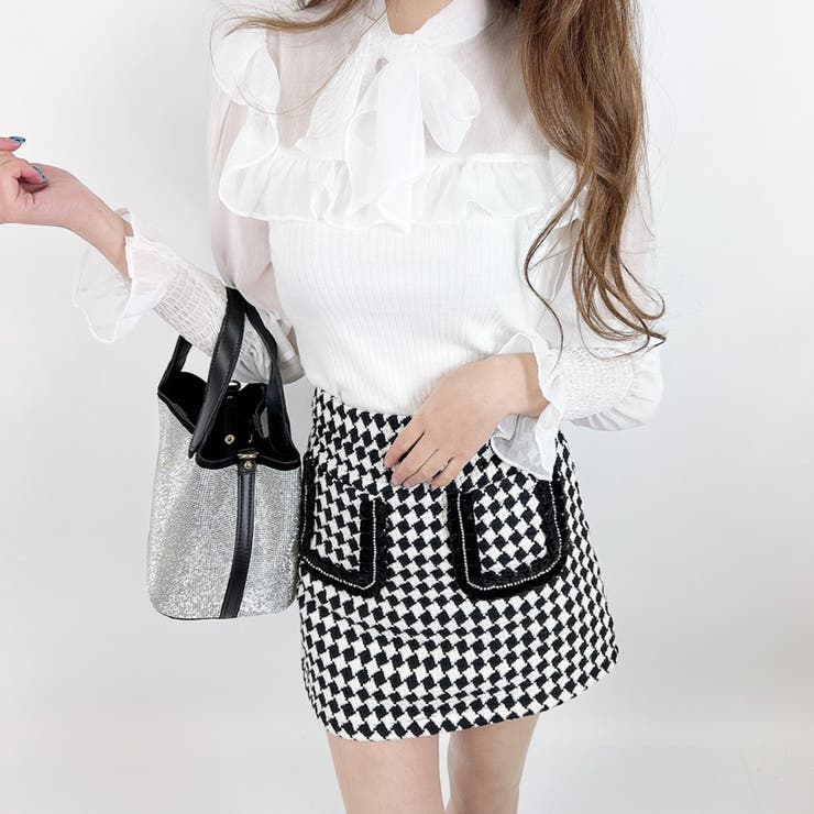 【2022新作】スカート ツイード チェック | STRIP CABARET  | 詳細画像4 