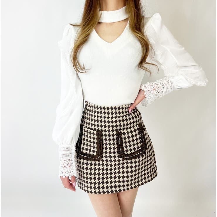 【2022新作】スカート ツイード チェック | STRIP CABARET  | 詳細画像6 