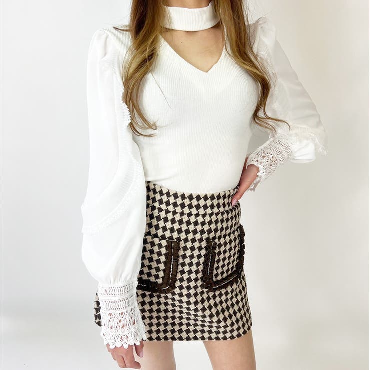 【2022新作】スカート ツイード チェック | STRIP CABARET  | 詳細画像7 