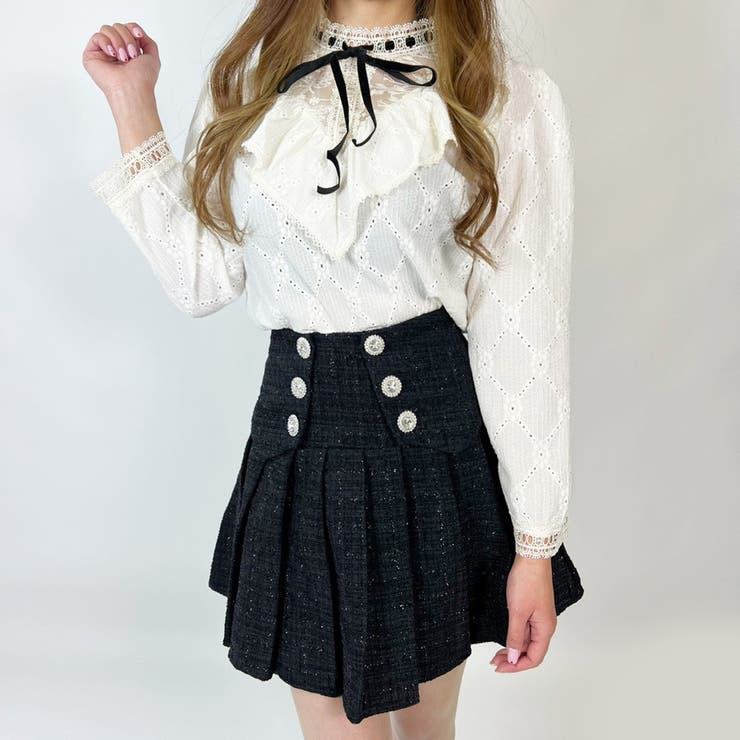 【2022新作】スカート ツイード プリーツ | STRIP CABARET  | 詳細画像9 