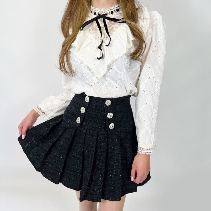 【2022新作】スカート ツイード プリーツ | STRIP CABARET  | 詳細画像11 