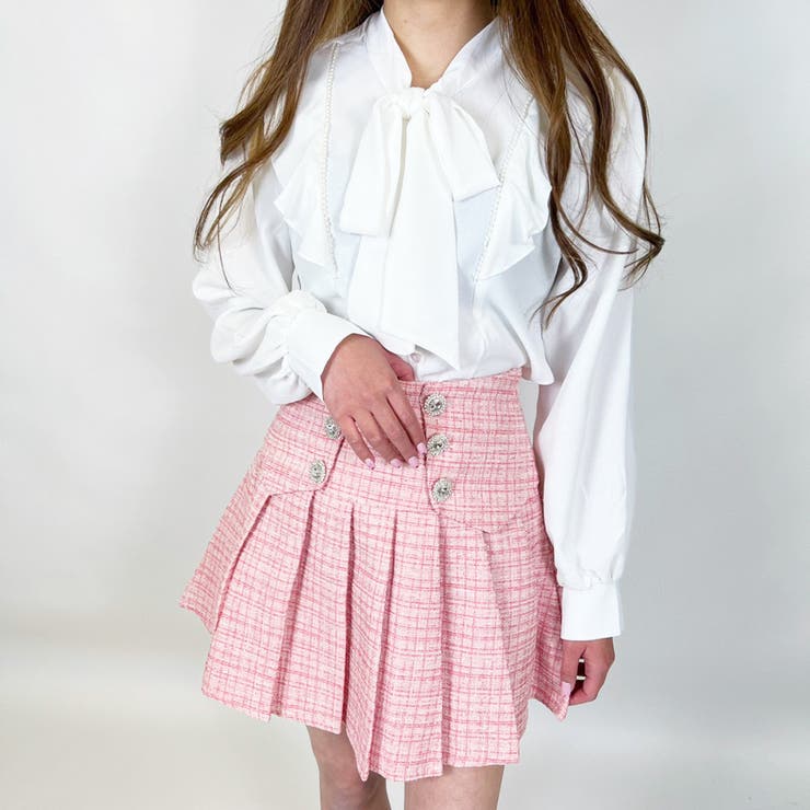 【2022新作】スカート ツイード プリーツ | STRIP CABARET  | 詳細画像2 