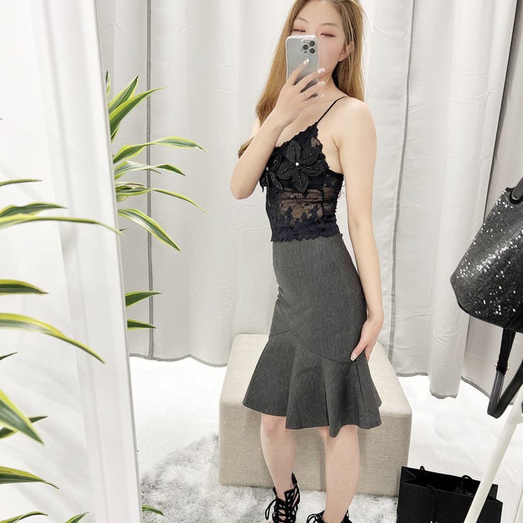 Just Cavalli膝丈マーメイドスカート Just Cavalli膝丈マーメイドスカート