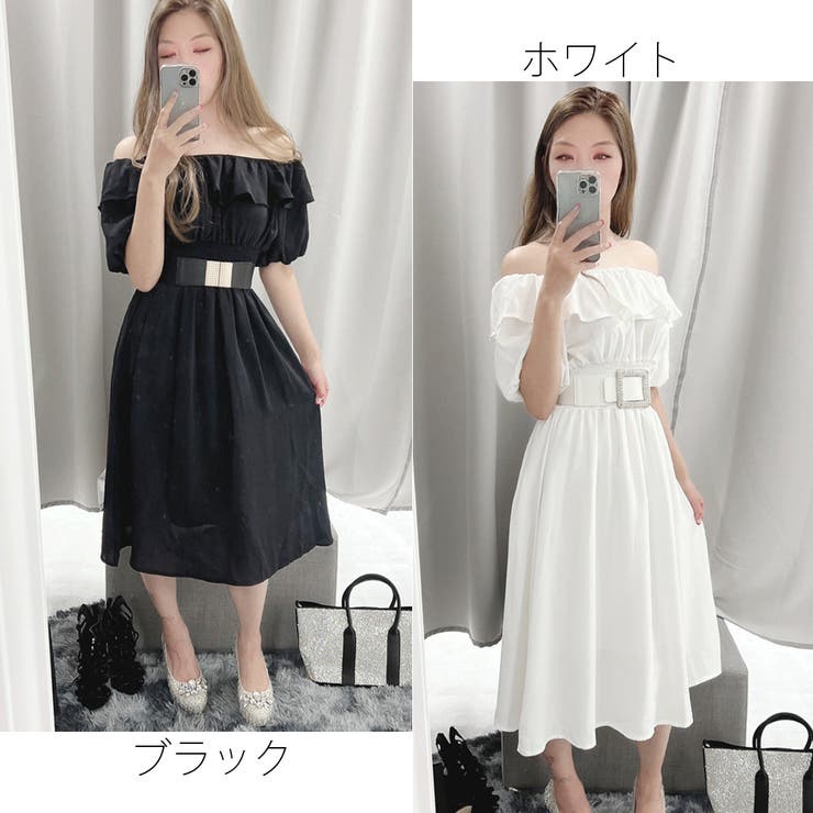 ワンピース オフショルワンピース オフショルダー[品番 ワンピース オフショルワンピース オフショルダー[品番