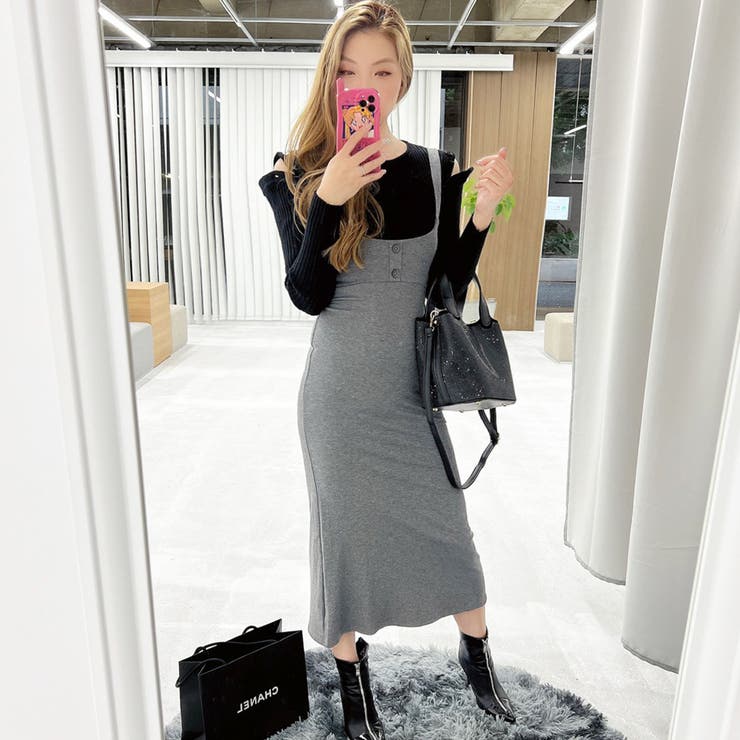 ジャンバースカート ジャンスカ ロングスカート | STRIP CABARET  | 詳細画像6 