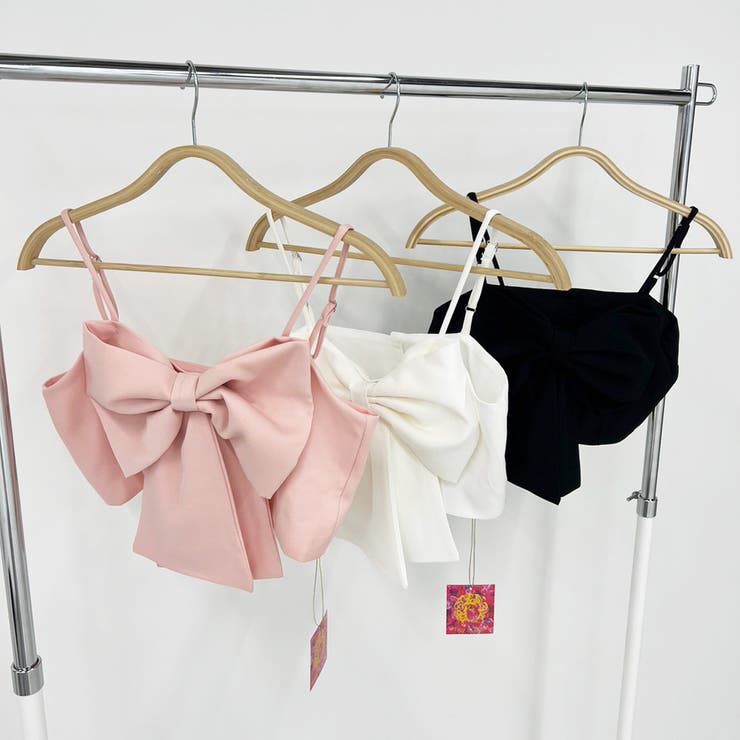 正規店仕入れの リボンキャミ キャミ[品番：SPCW0002185 リボンキャミソール トップス