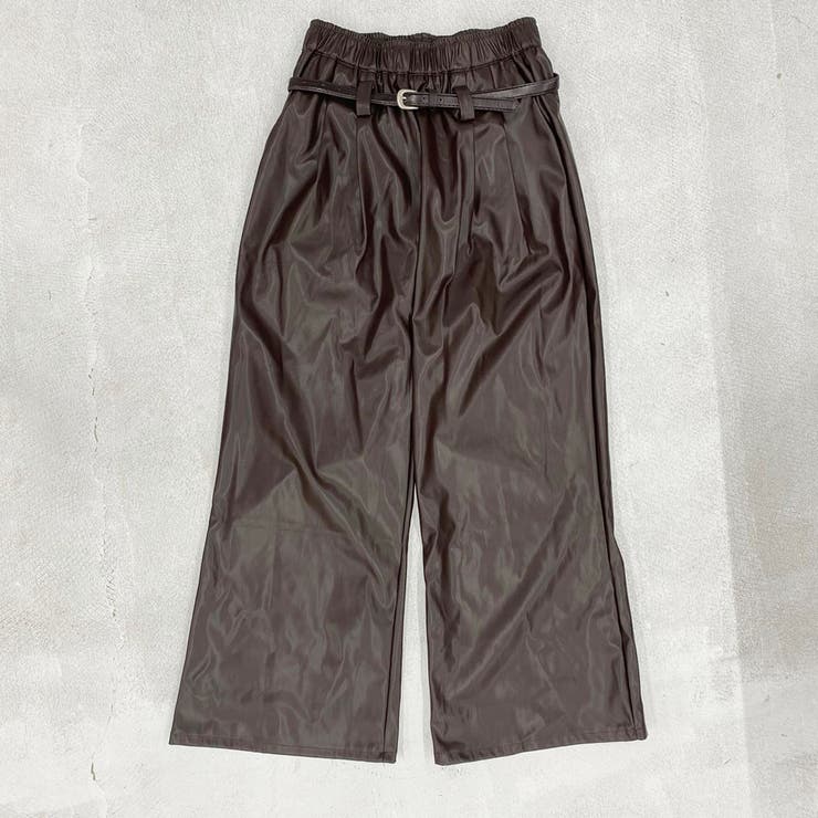 合皮パンツ レザーパンツ ワイドパンツ | STRIP CABARET  | 詳細画像9 