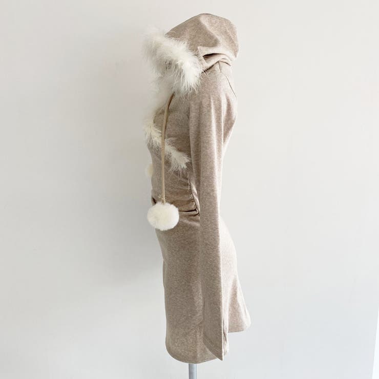 ニットワンピース パーカーワンピース ポンポン付き | STRIP CABARET  | 詳細画像12 