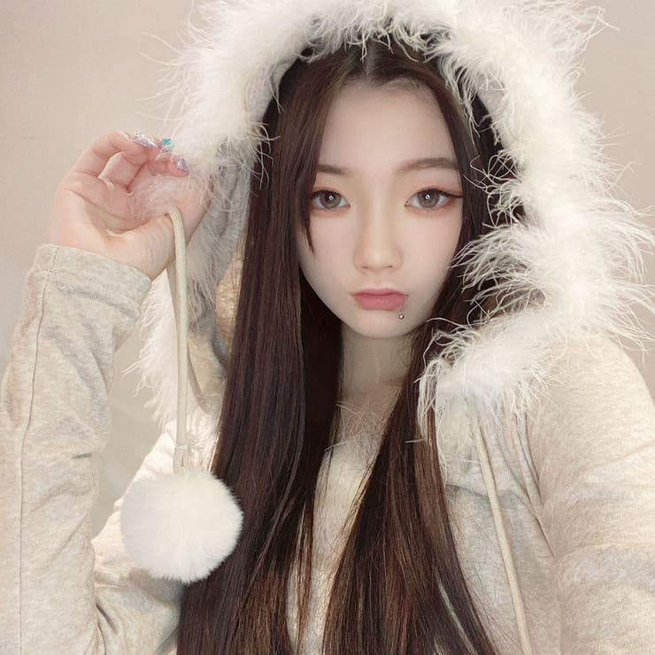 ニットワンピース パーカーワンピース ポンポン付き | STRIP CABARET  | 詳細画像3 